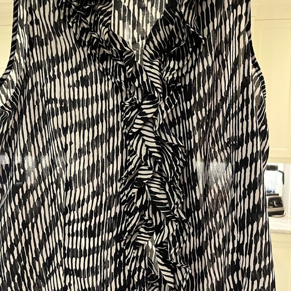 Anne Klein top black and white size xl - Picture 16 of 17